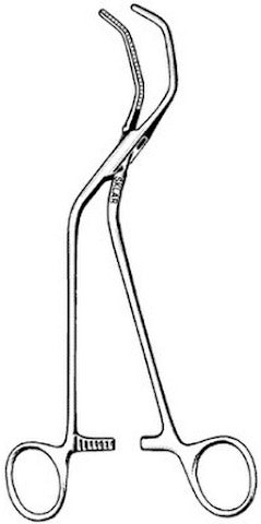 Sklar Cardiovascular Diethrich Aorta Clamp Jaw Length 4.7 cm