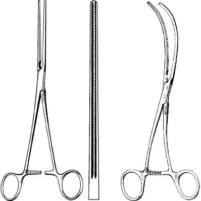 Sklar Cardiovascular Glover Coarctation Forceps