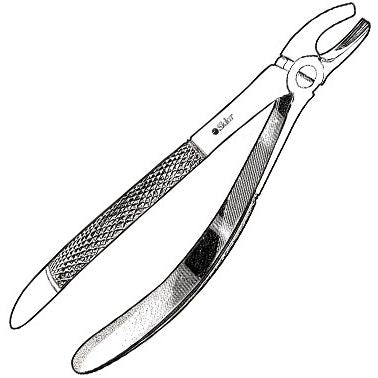 Sklar Childrens Extracting Forceps #39