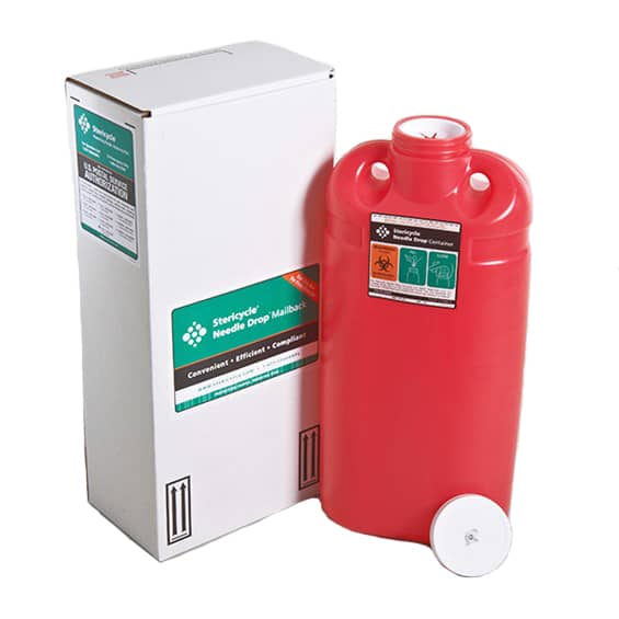 Stericycle 3 Gallon Disposable Mailback System - 3G1V4CS