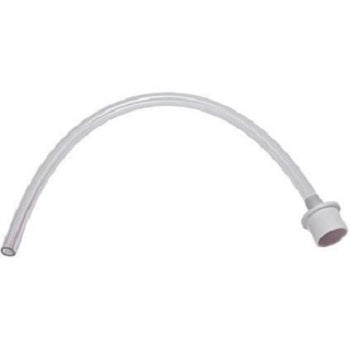 Surgimedics Non-Sterile 1/4" x 12" Medical Tubing with Prefilter Adapter (10/Box)