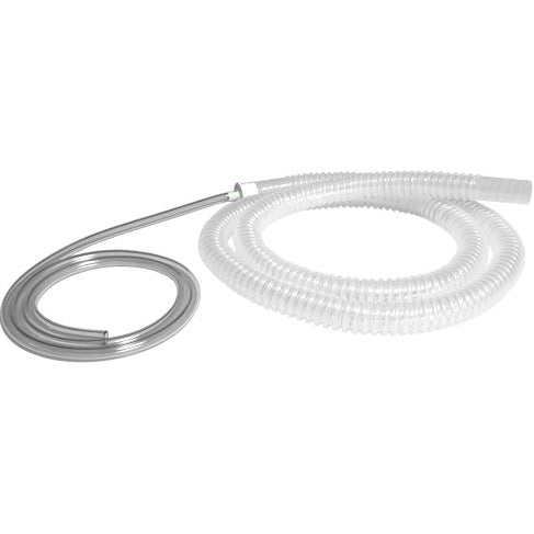 Surgimedics Non-Sterile 7/8" x 6' Tubing with Attached 1/4" x 4' Medical Tubing (5/Box)