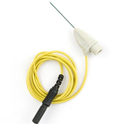 TECA MyoJect Disposable Luer Lock Needle Electrode - Yellow