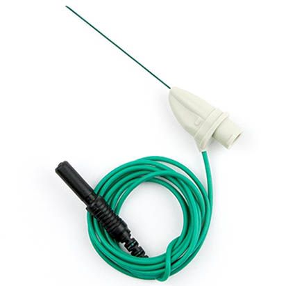 TECA MyoJect Disposable Luer Lock Needle Electrode - Green
