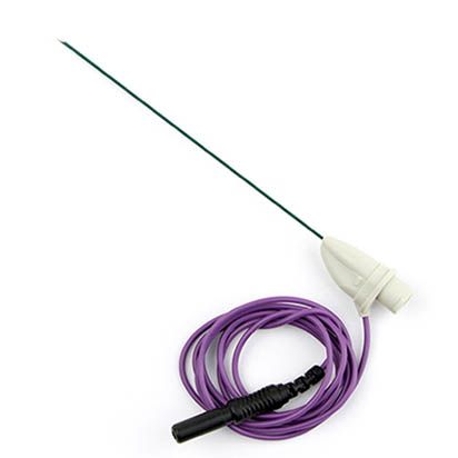 TECA MyoJect Disposable Luer Lock Needle Electrode - Violet