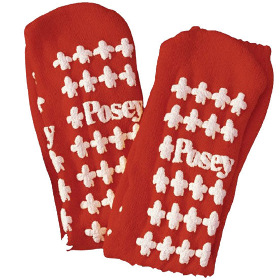 TIDI Posey Non-Slip Socks - Red