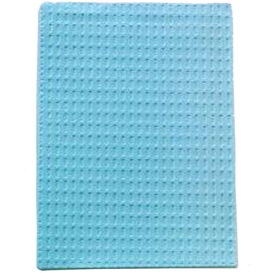 TIDI Ultimate Towels - Blue, Waffle-Embossed