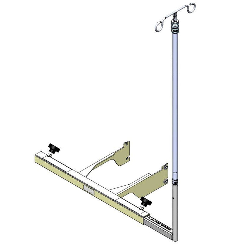 TransMotion Medical Stationary IV Pole without Tray for X Chair