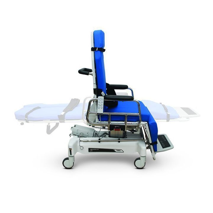 TransMotion Medical TMM3 Video Fluoroscopy Swallow Study Stretcher-Chair - Certified Refurbished Stretcher View