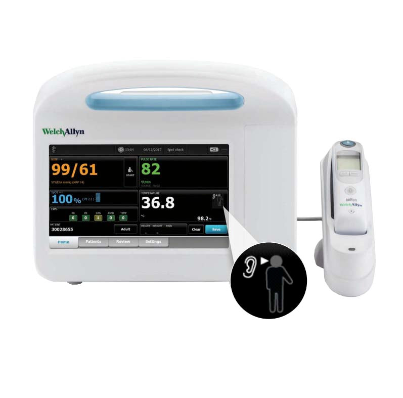 Welch Allyn Braun ThermoScan PRO 6000 Dock with Thermometer - In Use
