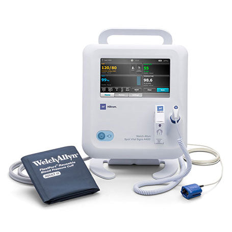 Welch Allyn Spot Vital Signs 4400 Device - Includes Nonin SpO2