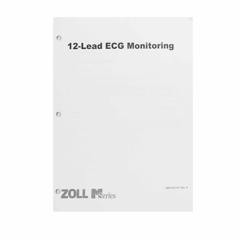 Zoll 12-Lead ECG Operator's Guide Insert