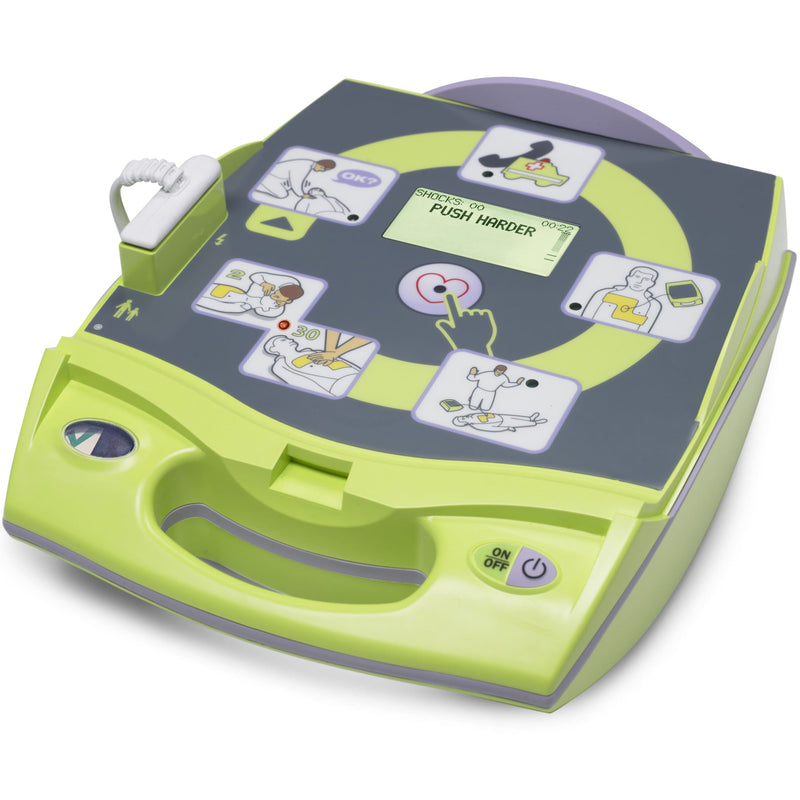 Zoll AED Plus Defibrillator with Medical Prescription interface
