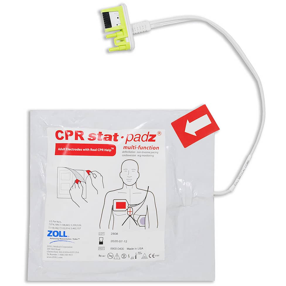 Zoll CPR Stat-padz HVP Multi-Function Defibrillator Electrodes