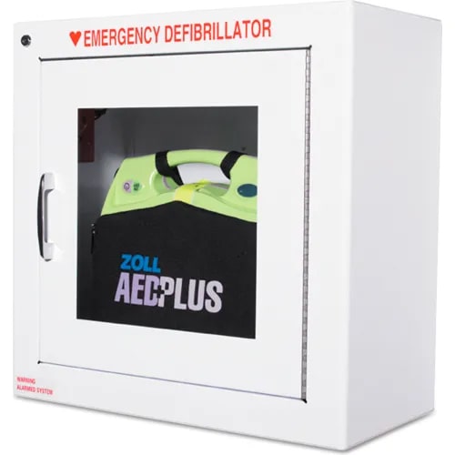 Zoll Standard Metal AED Plus Defibrillator Cabinet - 9" Deep