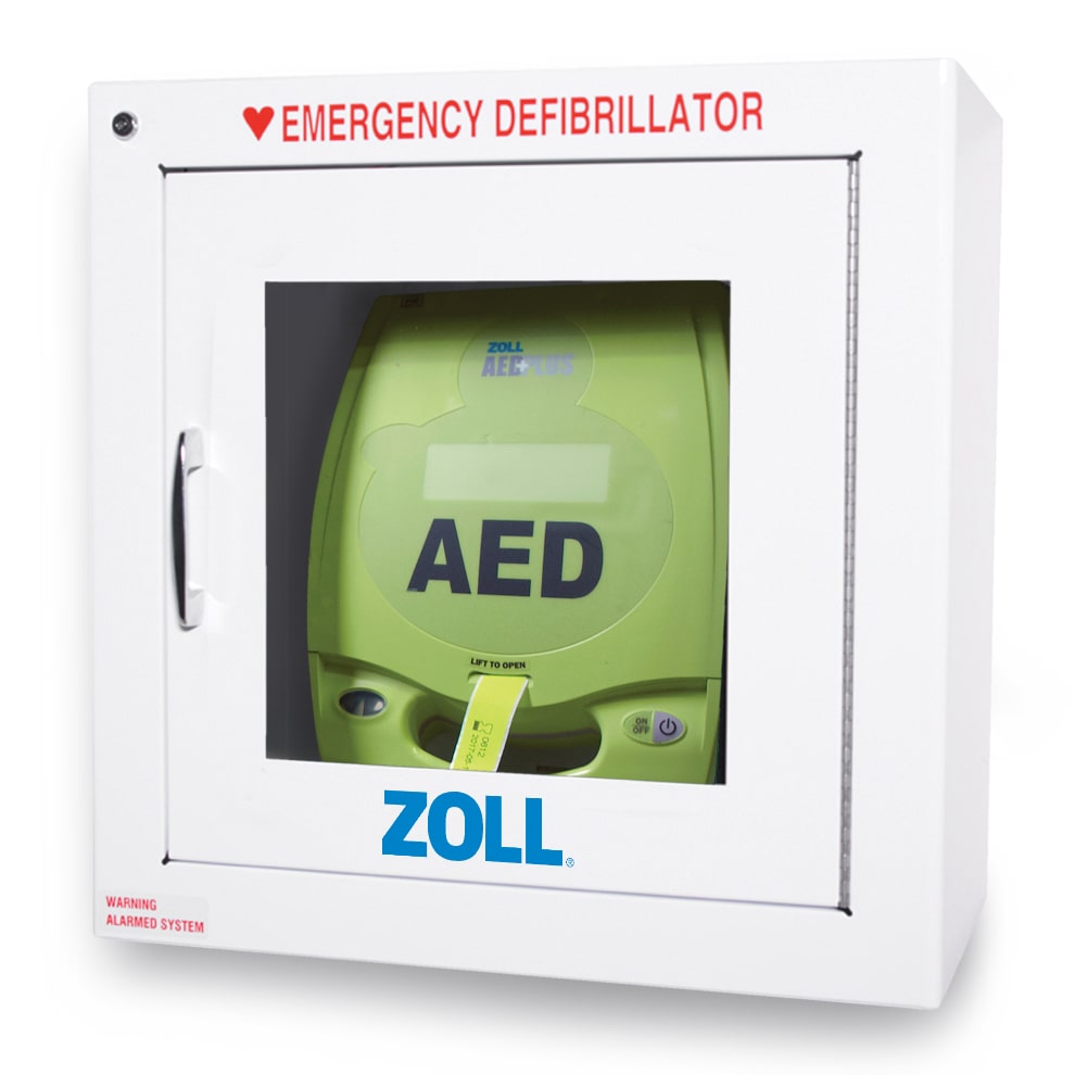 Zoll Standard Metal AED Plus Defibrillator Cabinet - 7" Deep
