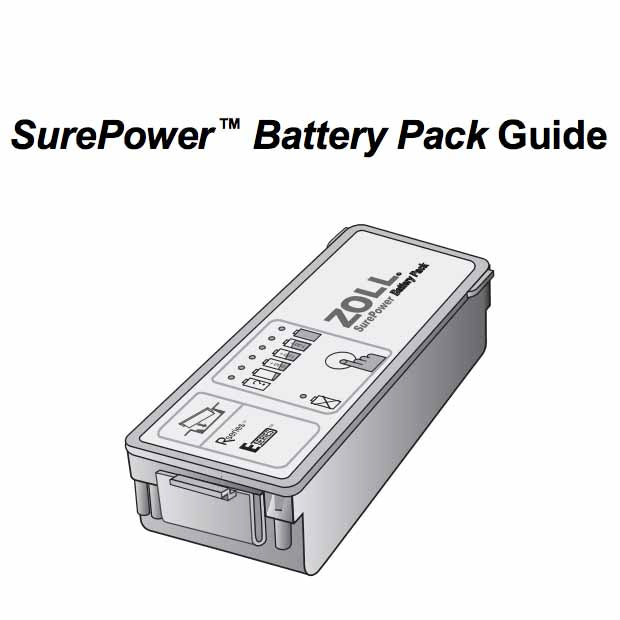 Zoll SurePower Battery Instructions
